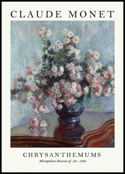 Poster Crisantemi di Monet 