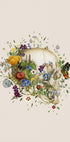 Floral skull Plakat - Posterbox