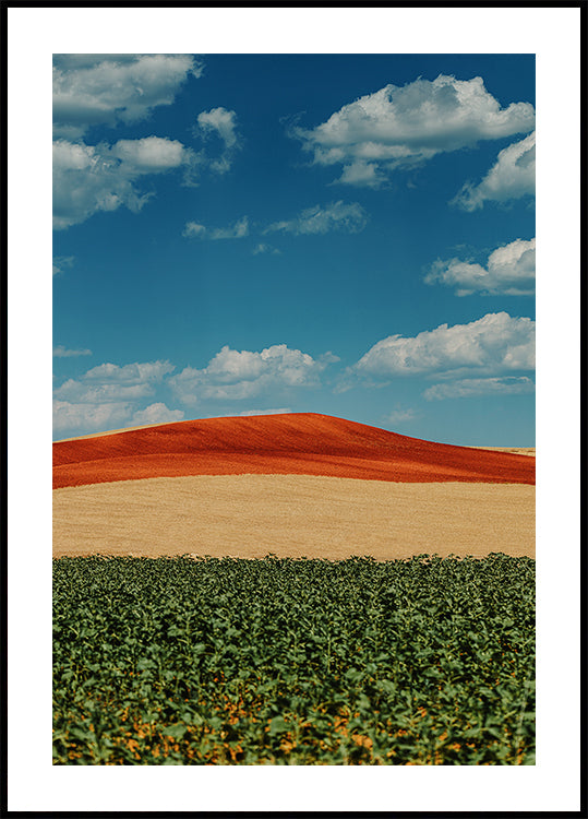 Colorful Hillside (NEW) - Posterbox
