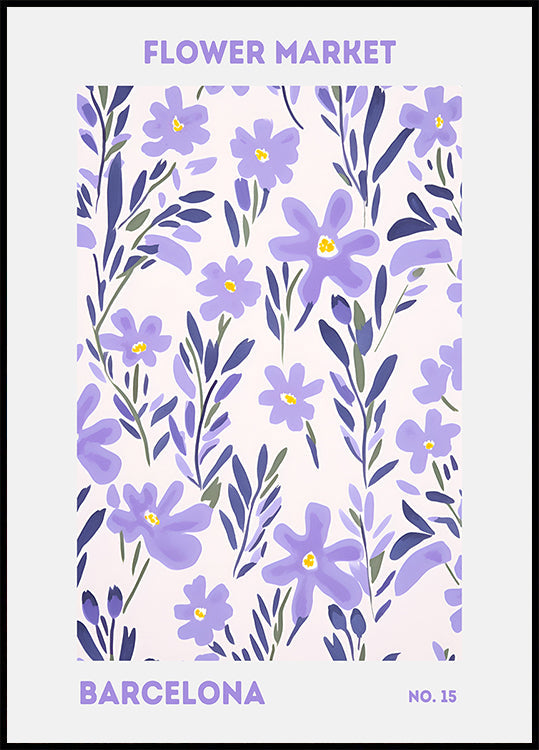 Flower Market Barcelona (NEW) - Posterbox