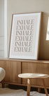 Inhale Exhale Plakat - Posterbox