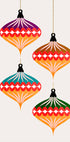 Christmas Balls (vers.3) Plakat - Posterbox