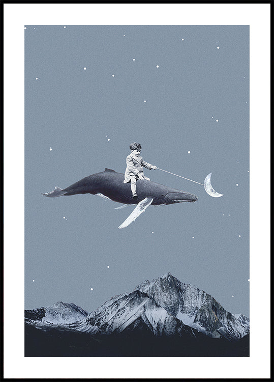 Aim for the moon Plakat - Posterbox