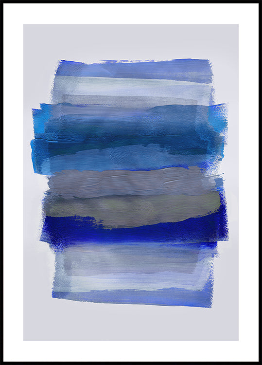 Abstract Brush Strokes 45Y Plakat - Posterbox