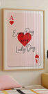 Lucky Ace Hearts - Posterbox
