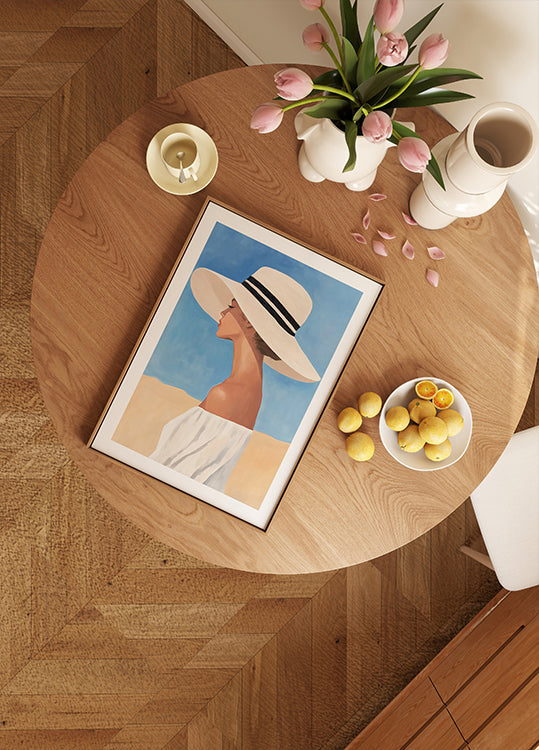 Woman in Wide-Brimmed Hat (NEW) - Posterbox