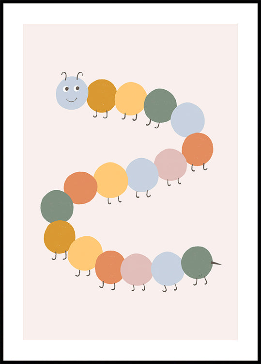 Cute Catterpilar Ratio2x3 Plakat - Posterbox