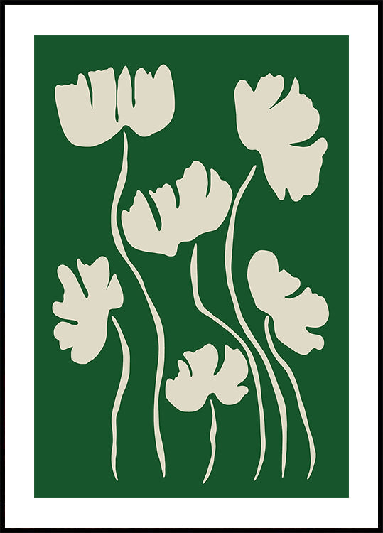 The magical Green floral (NEW) - Posterbox