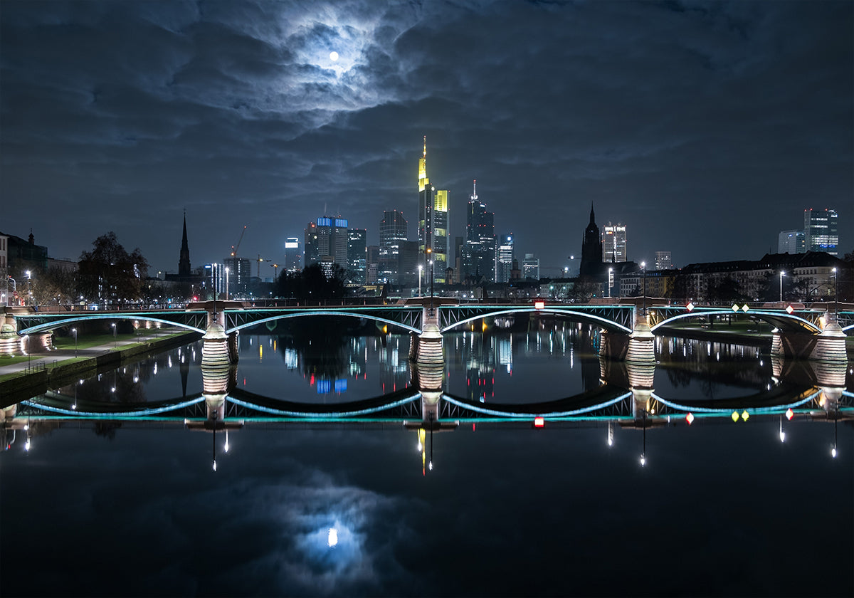 Frankfurt at Full Moon - Posterbox