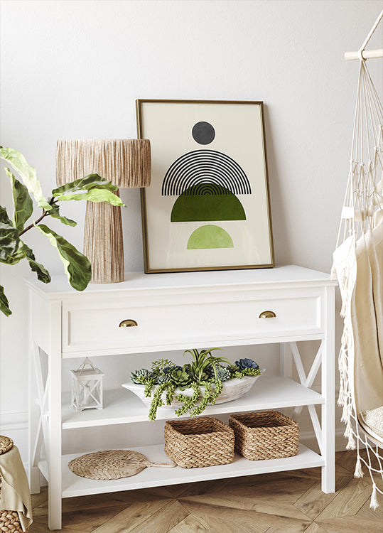 Linee e cerchi 4 Poster