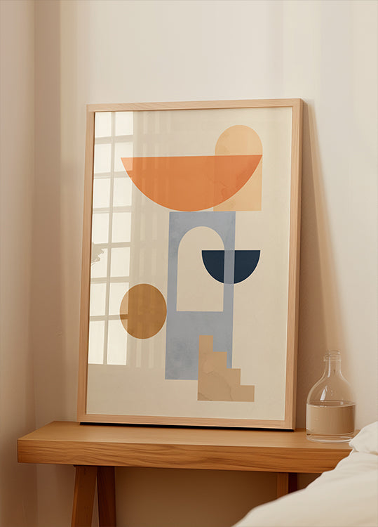 Composizione geometrica 7 Poster