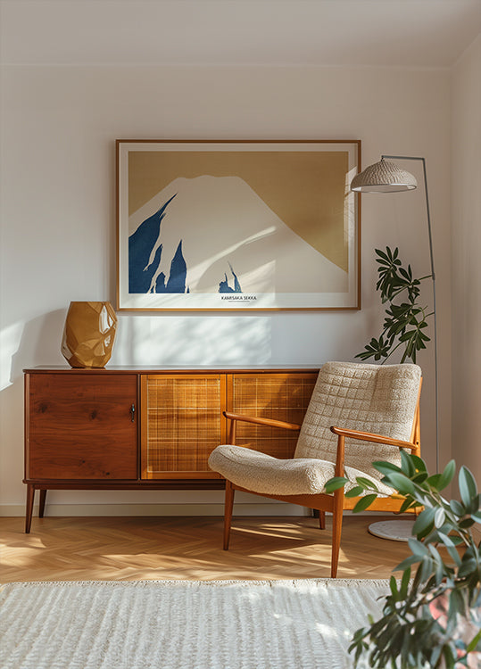 Poster del Monte Fuji dal Momoyogusa