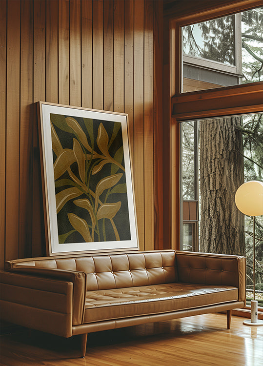 Poster di fogliame di terra