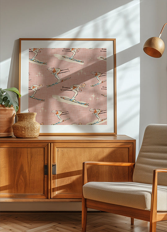 Sport invernali Retro Vintage Sci Blue.png (NUOVO)