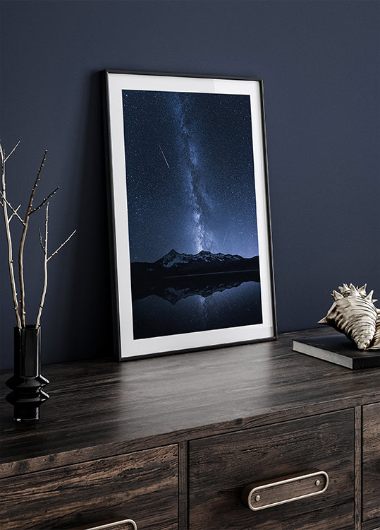 Poster di riflessione sulle galassie