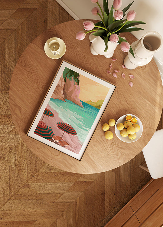 Manifesto di vacanza tropicale