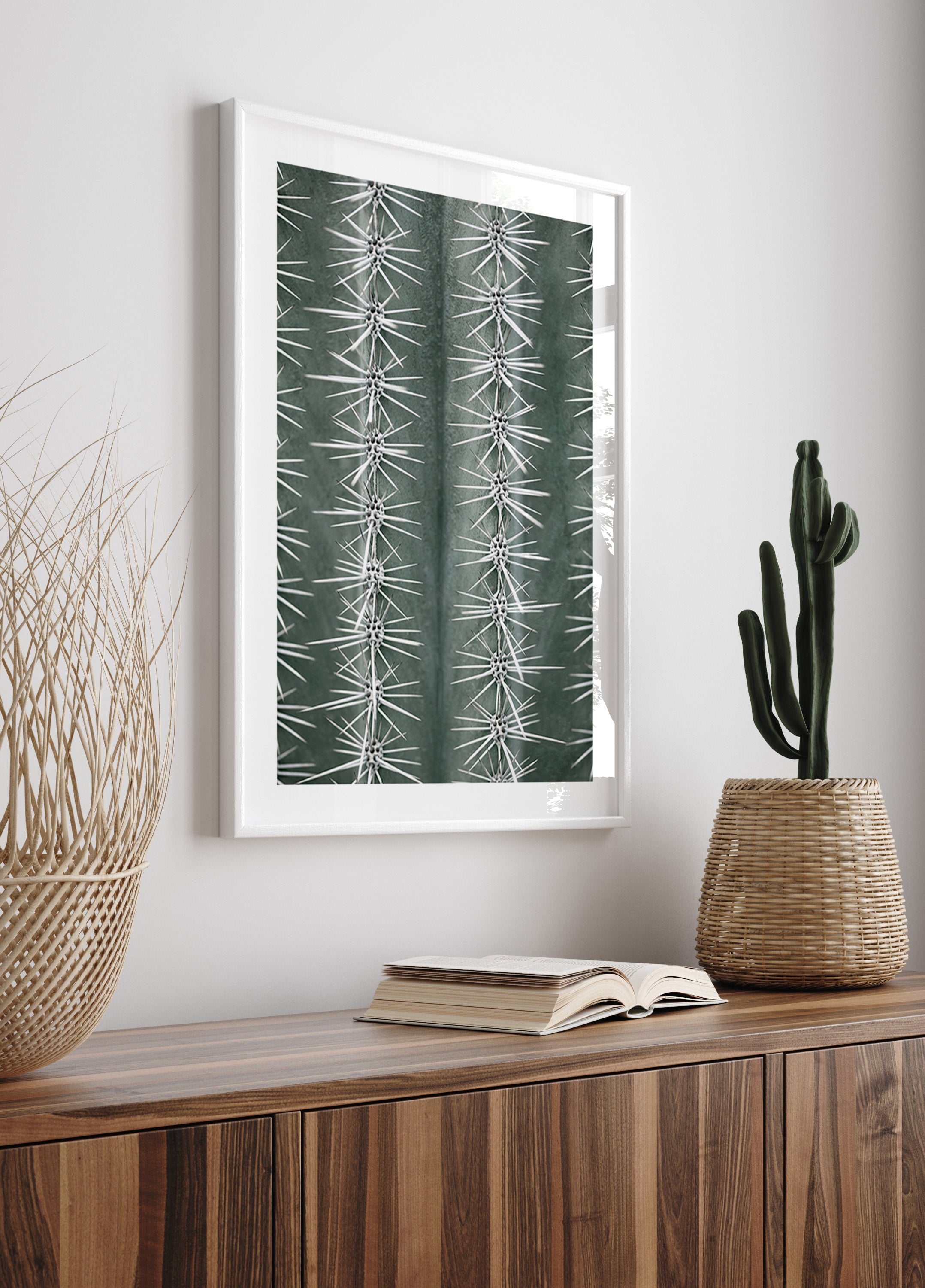 Poster verde cactus