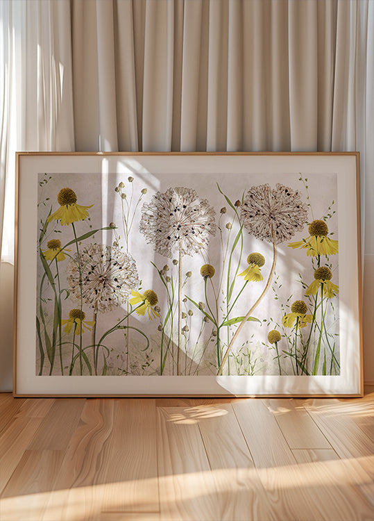 Poster di Allium ed Helenium
