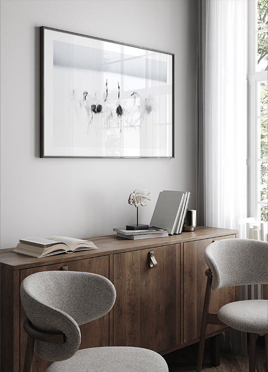 Poster di balletto calligrafico