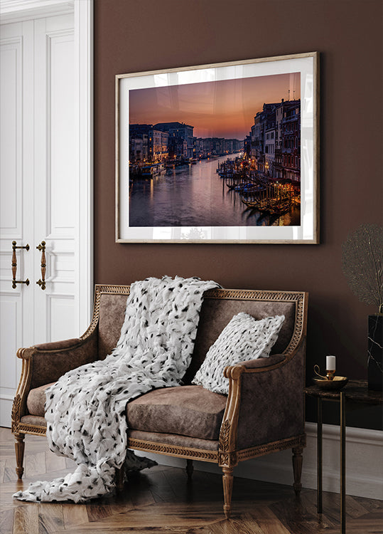 Canal Grande di Venezia al tramonto