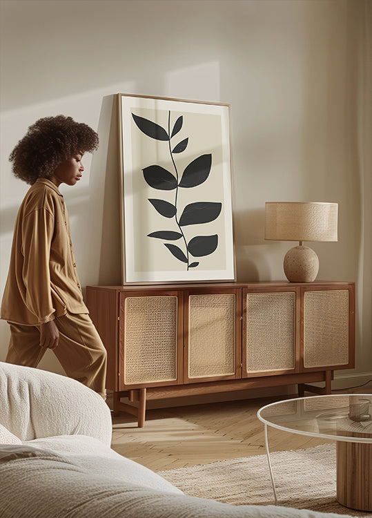 Poster di piante minimali