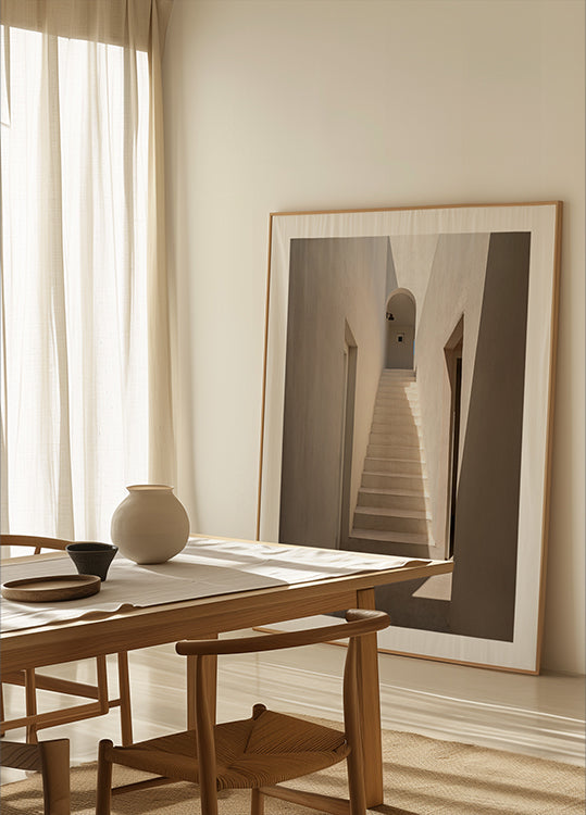 Scala verso il poster leggero