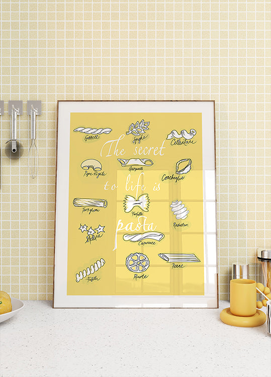 Il segreto della vita è il poster della pasta