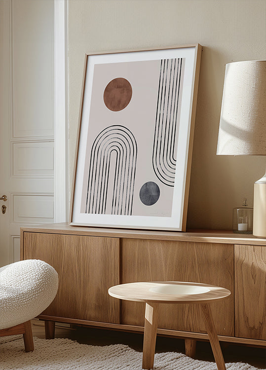 Poster di archi e boccioli
