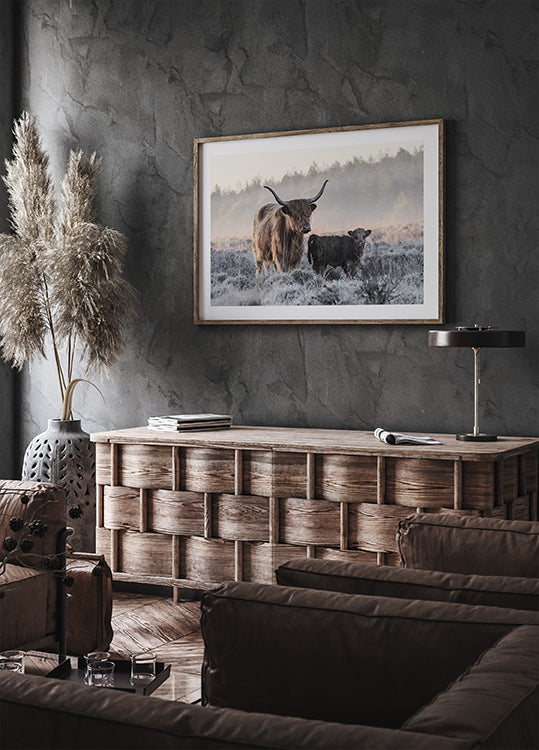 Poster di Highlander e vitello