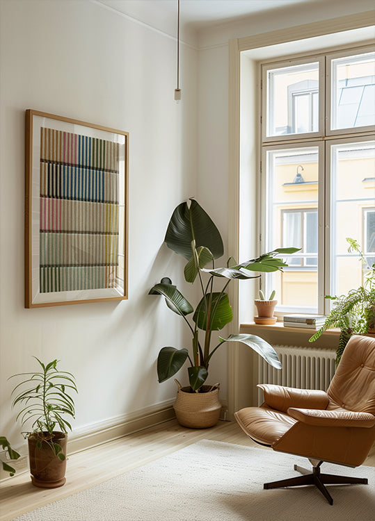 Pelco Stripe Multi Pictufy Plakat