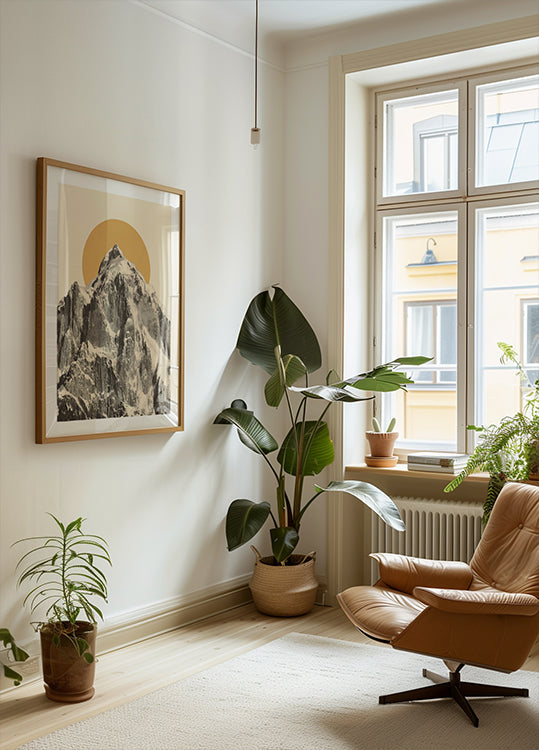 Poster di paesaggio montano