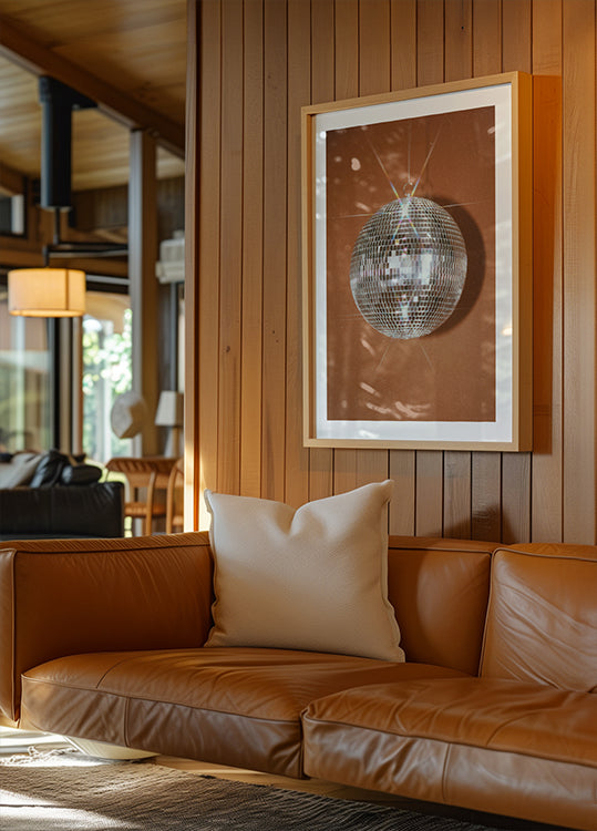 Palla da discoteca arancione (NOVITÀ)