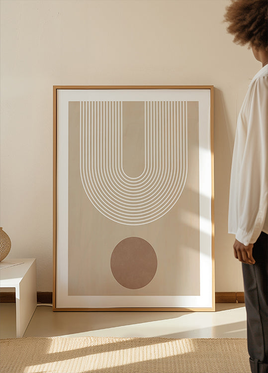 Poster Arco Beige