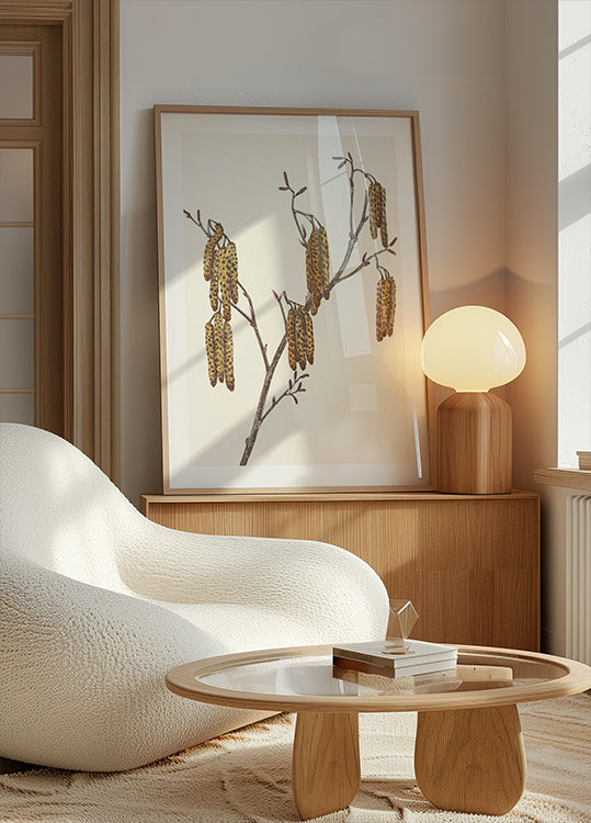 Hazel Alder (alnus Regosa) da North American Wildflowers (1925) di Mary Vaux Walcott. Manifesto