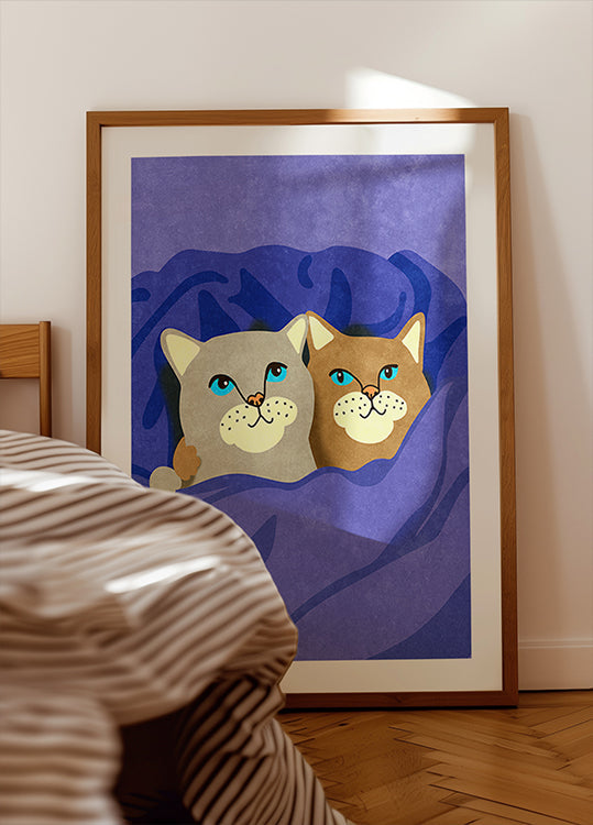 Gatti a letto