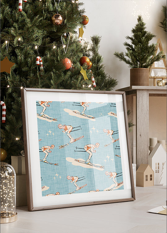 Sport invernali Retro Vintage Sci Blue.png (NUOVO)