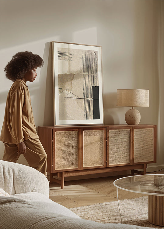 Manifesto astratto di carta