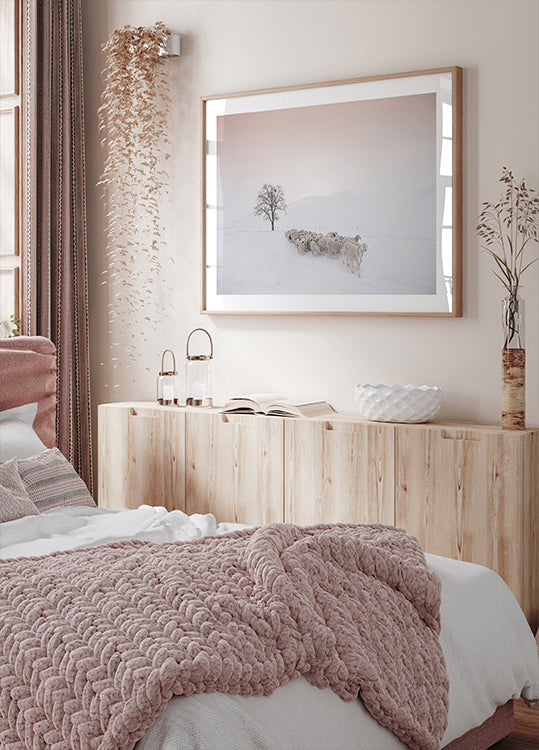 Gregge in cerca di cibo Poster