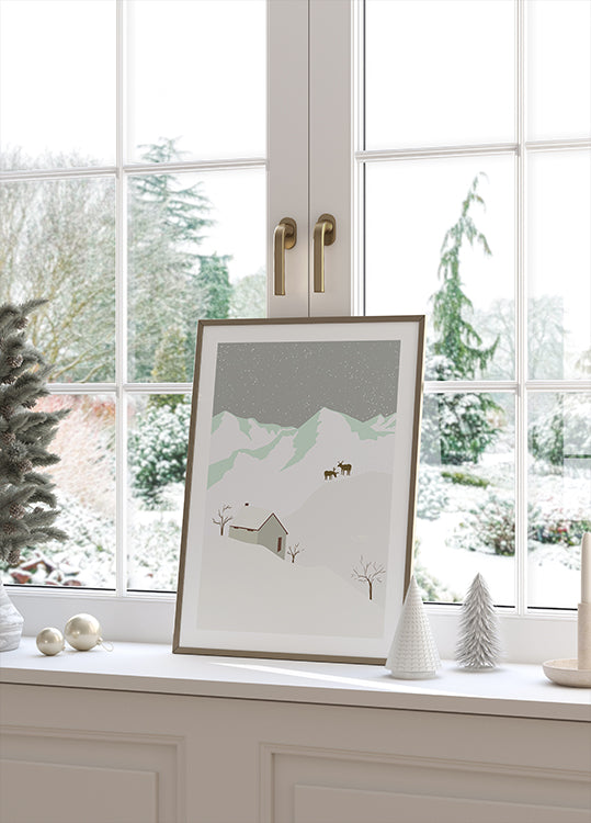 Poster vista invernale