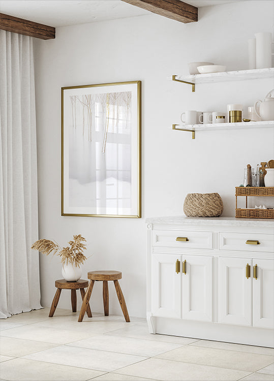 Poster di riflessione invernale