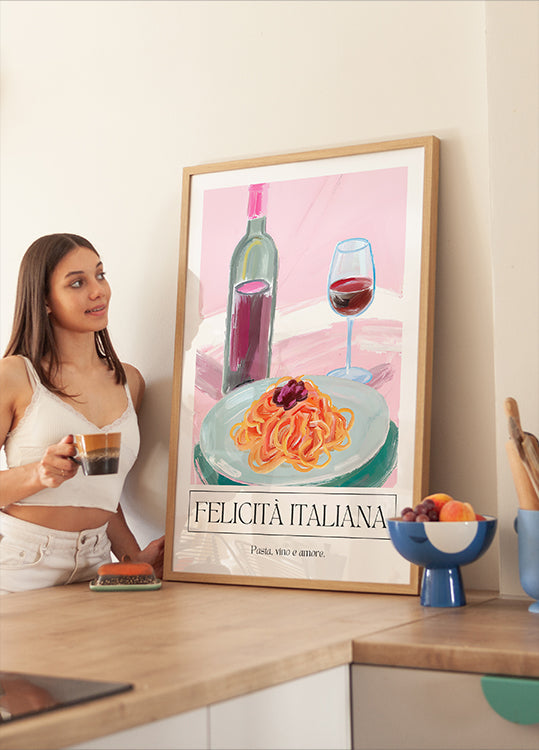 Poster Felicità Italiana