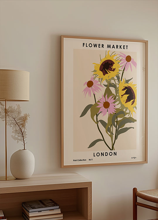 Mercato dei fiori. Manifesto di Londra