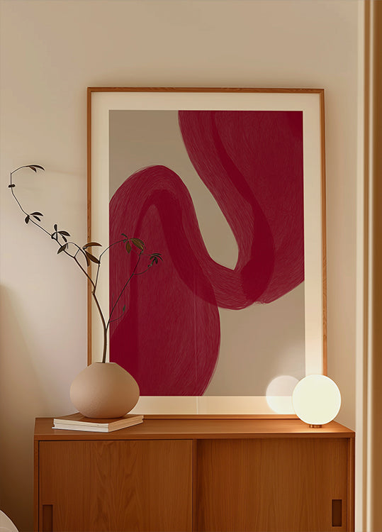 Tavolozza dei colori Bordeaux 2 copie del poster