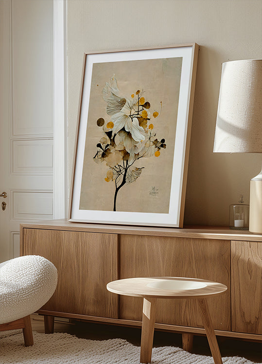 Poster di fioriture stravaganti