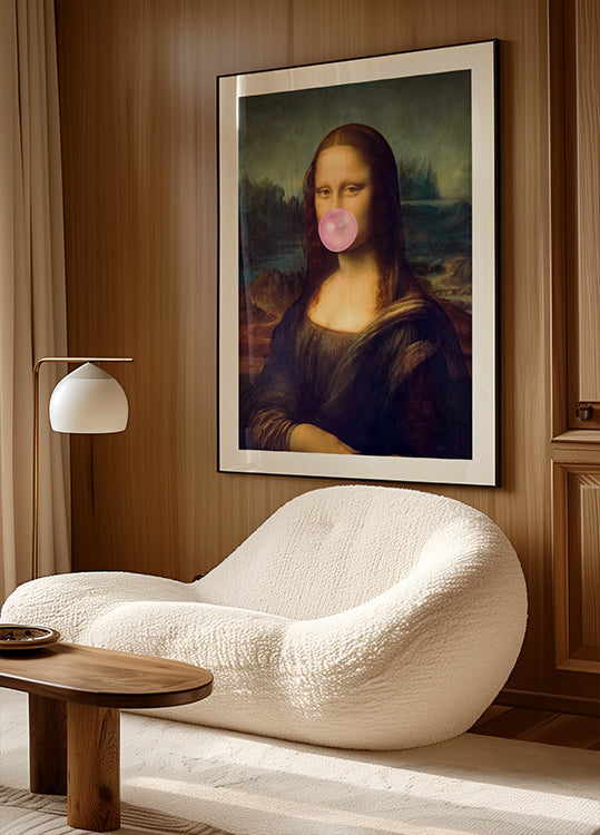 Poster di gomma da masticare Monna Lisa