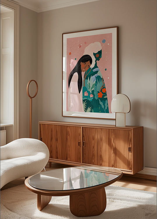 Poster di connessione cosmica