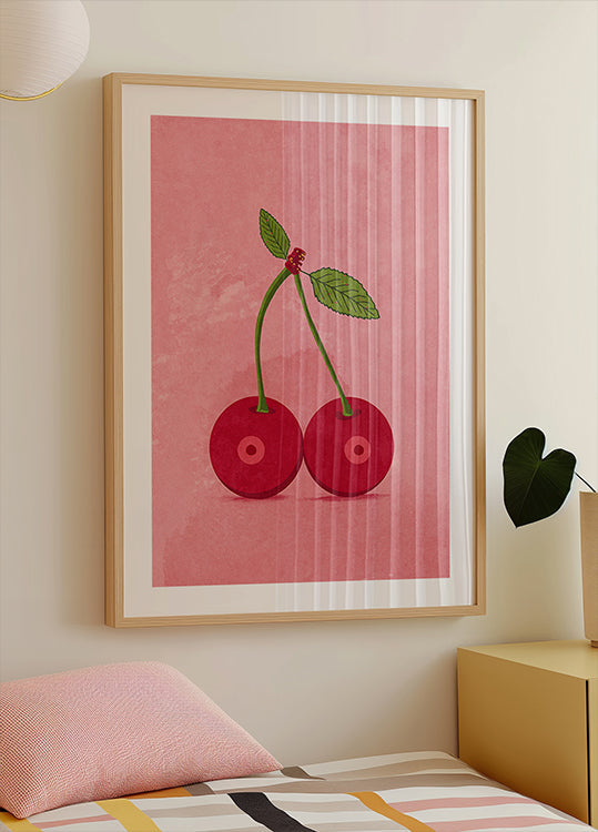 Poster di tette di ciliegia