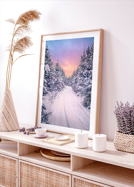 Poster di sensazioni natalizie