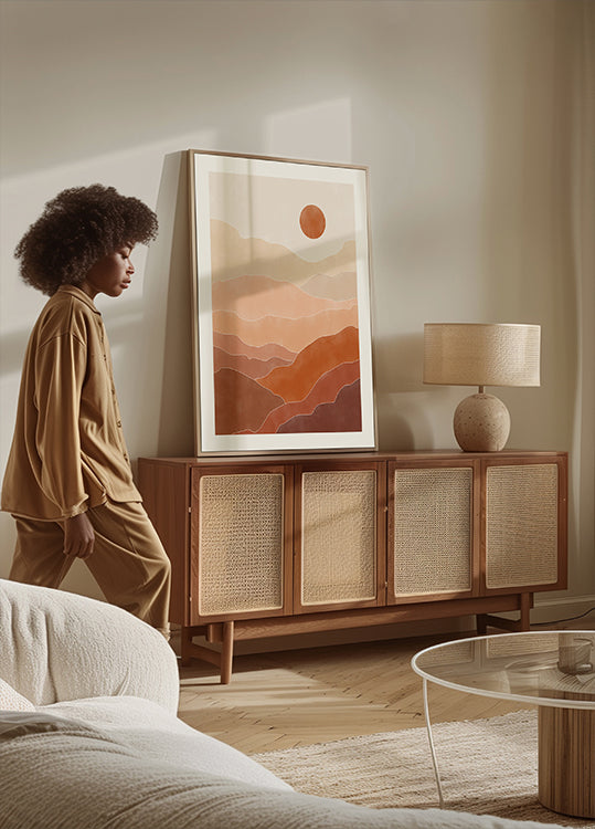 Il sorgere del sole nel deserto