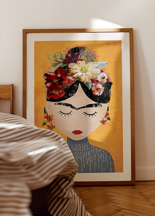 Poster di serenità floreale